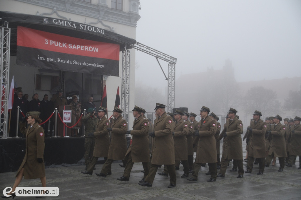 Patriotyczne uroczystości na chełmińskim Rynku