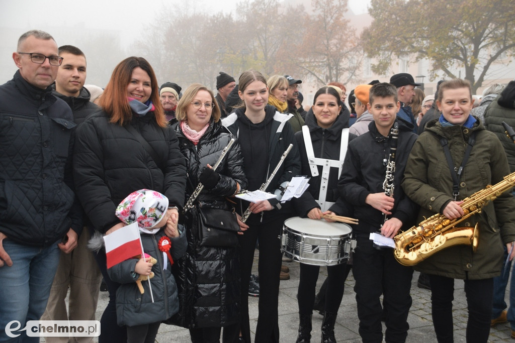 Patriotyczne uroczystości na chełmińskim Rynku