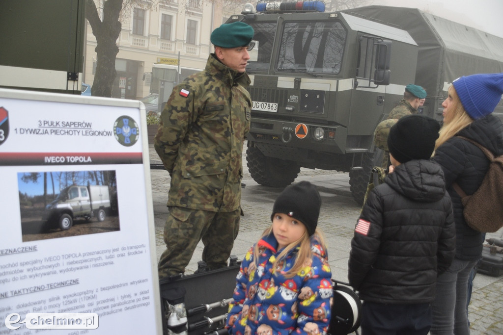Patriotyczne uroczystości na chełmińskim Rynku