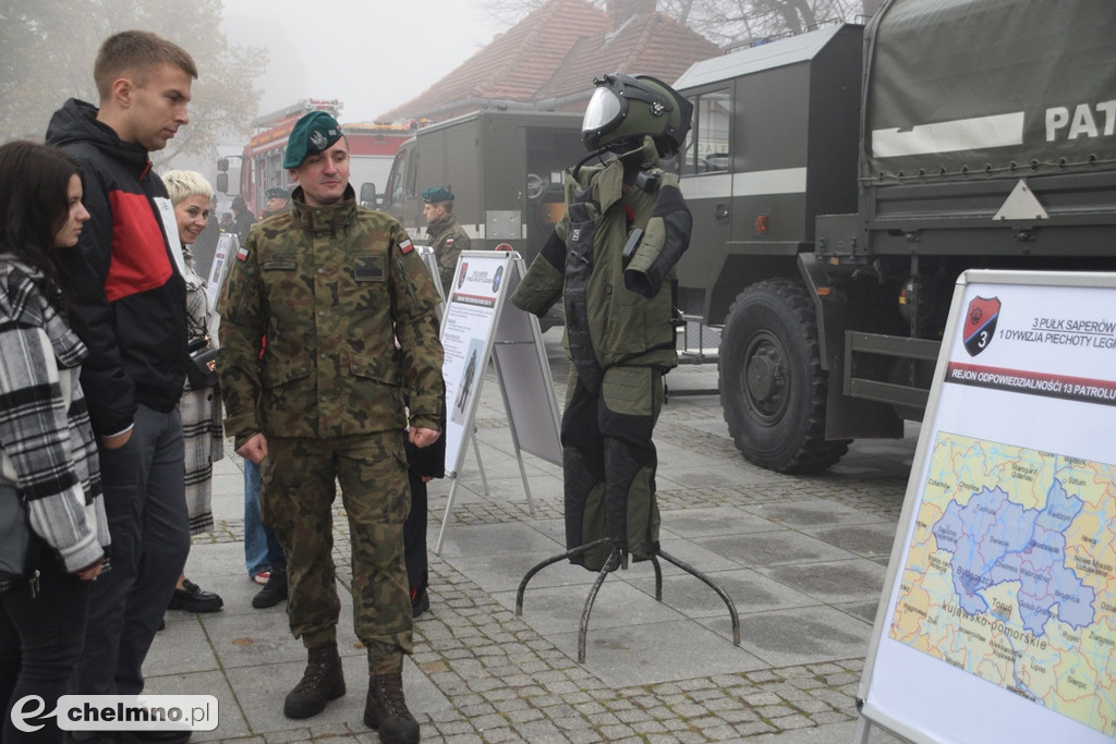 Patriotyczne uroczystości na chełmińskim Rynku