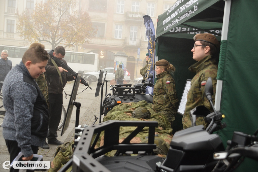 Patriotyczne uroczystości na chełmińskim Rynku