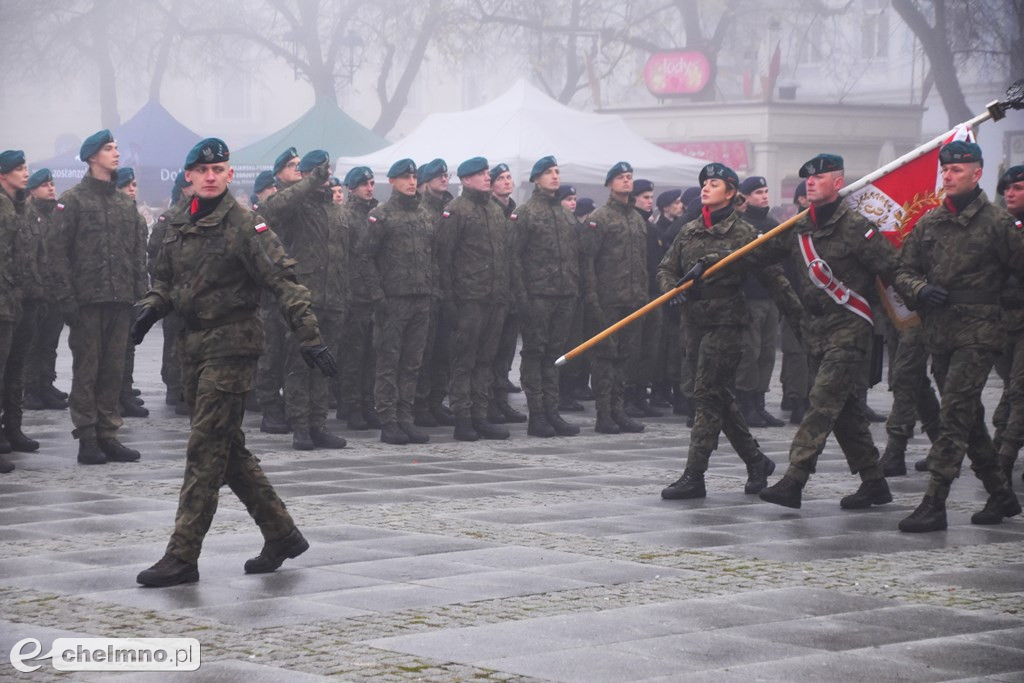 Patriotyczne uroczystości na chełmińskim Rynku