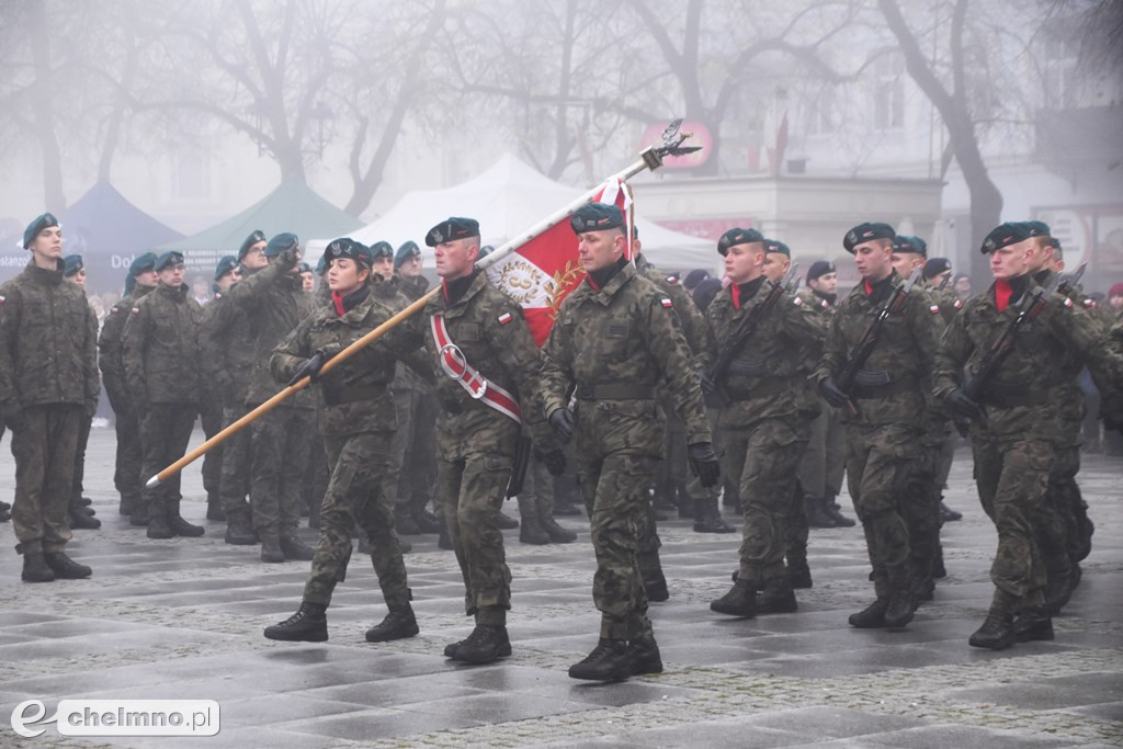 Patriotyczne uroczystości na chełmińskim Rynku
