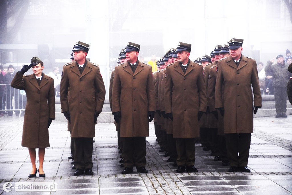 Patriotyczne uroczystości na chełmińskim Rynku