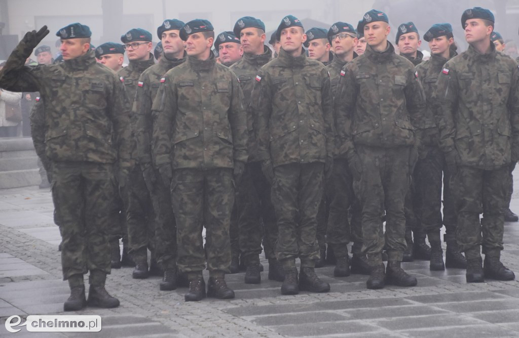 Patriotyczne uroczystości na chełmińskim Rynku