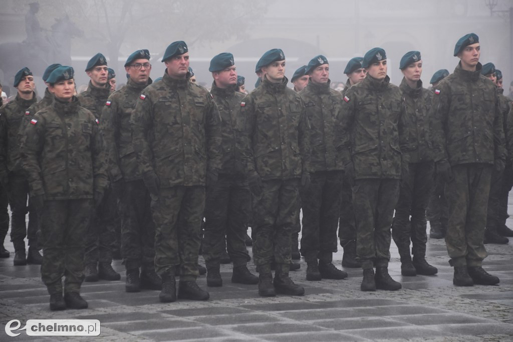 Patriotyczne uroczystości na chełmińskim Rynku
