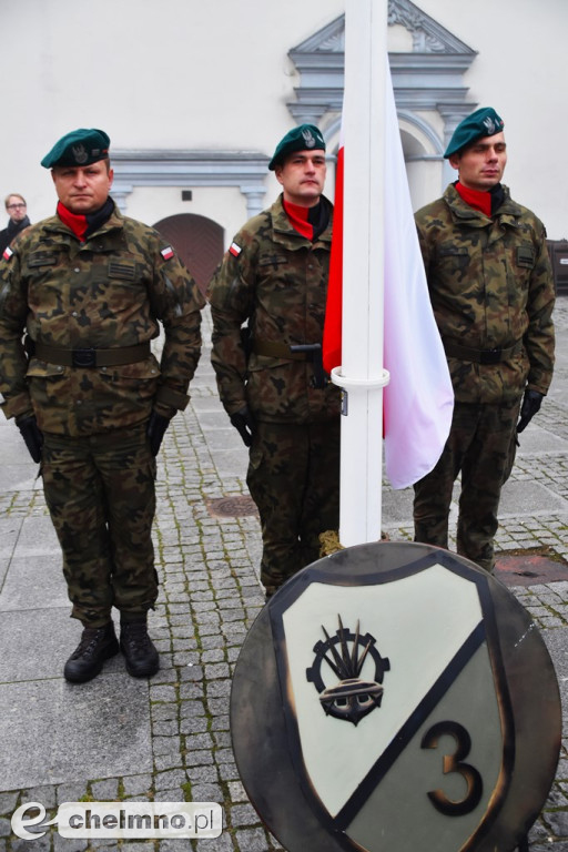 Patriotyczne uroczystości na chełmińskim Rynku