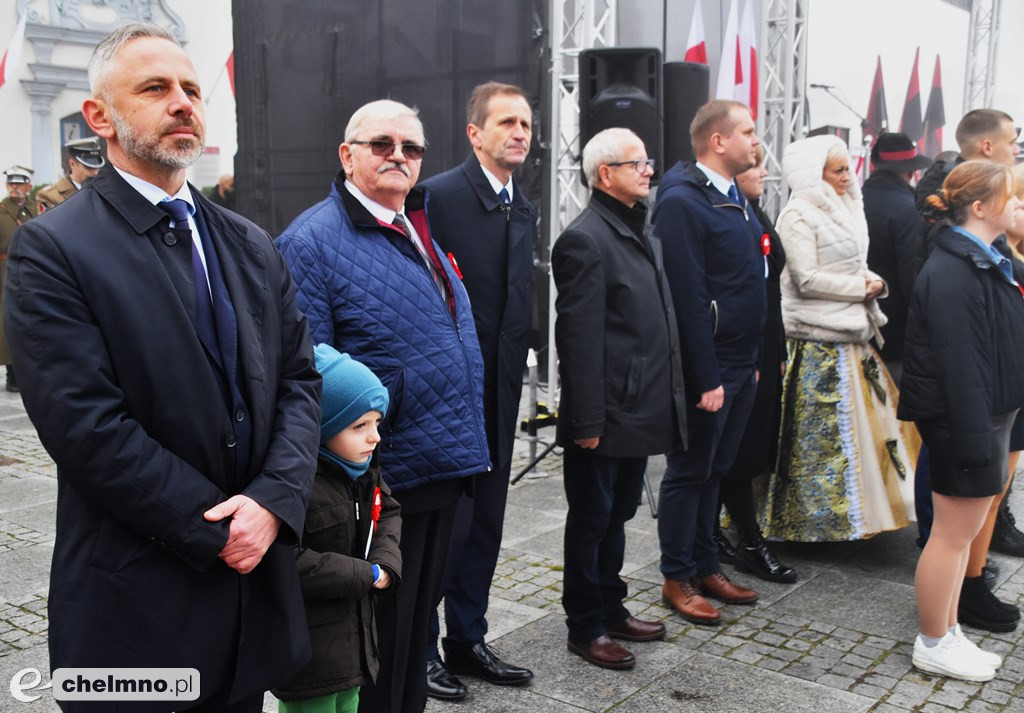 Patriotyczne uroczystości na chełmińskim Rynku