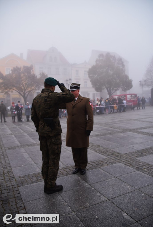 Patriotyczne uroczystości na chełmińskim Rynku