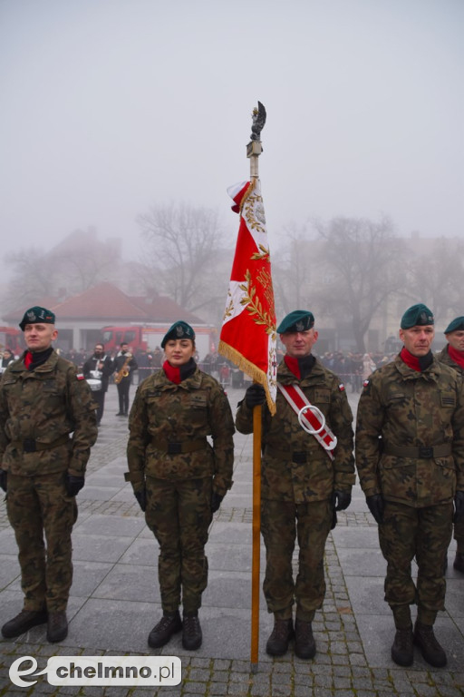 Patriotyczne uroczystości na chełmińskim Rynku