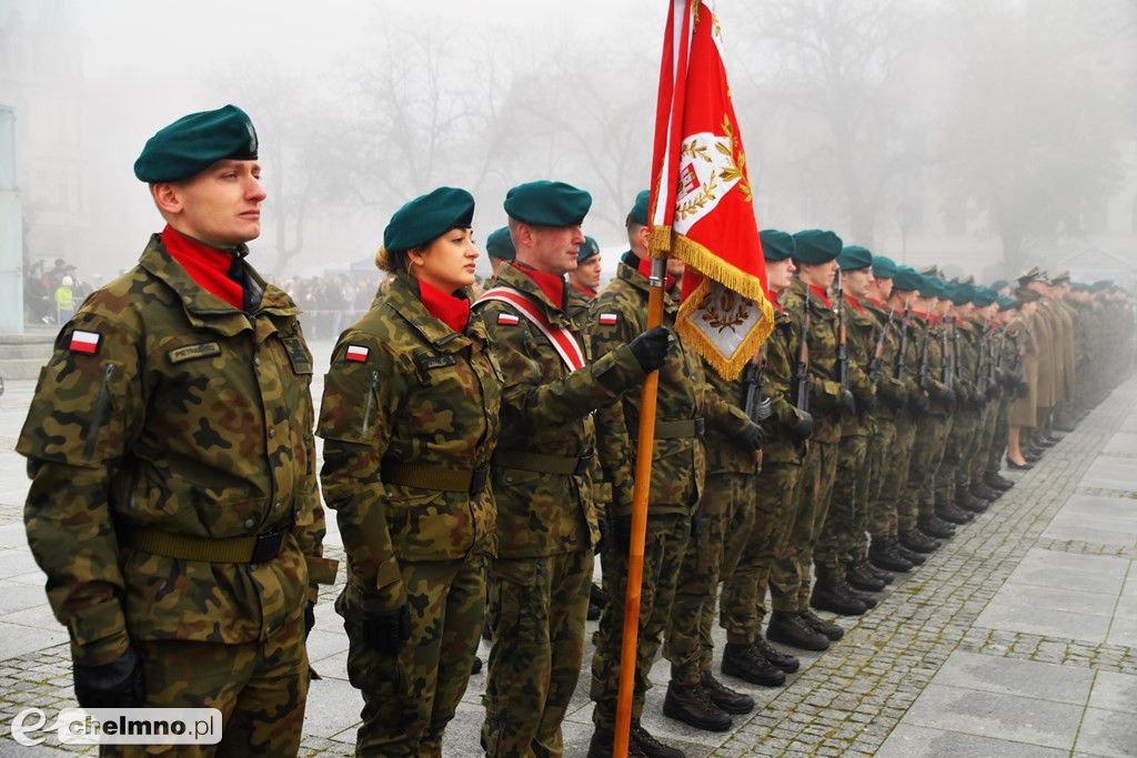 Patriotyczne uroczystości na chełmińskim Rynku