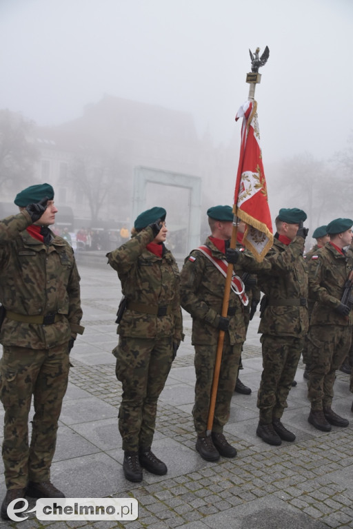 Patriotyczne uroczystości na chełmińskim Rynku