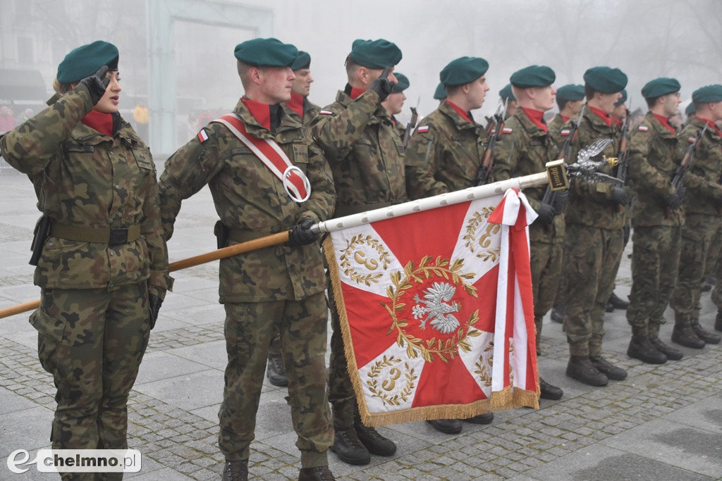 Patriotyczne uroczystości na chełmińskim Rynku