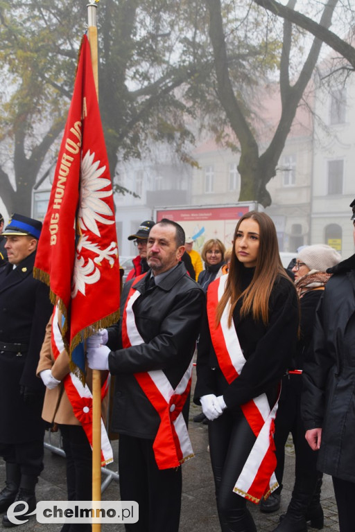 Patriotyczne uroczystości na chełmińskim Rynku