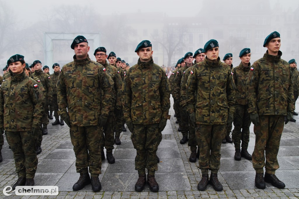 Patriotyczne uroczystości na chełmińskim Rynku