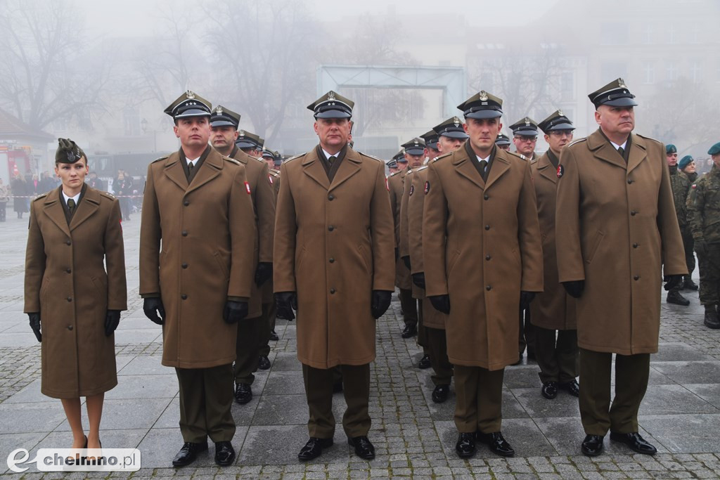 Patriotyczne uroczystości na chełmińskim Rynku