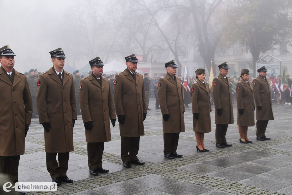 Patriotyczne uroczystości na chełmińskim Rynku
