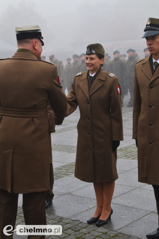 Patriotyczne uroczystości na chełmińskim Rynku