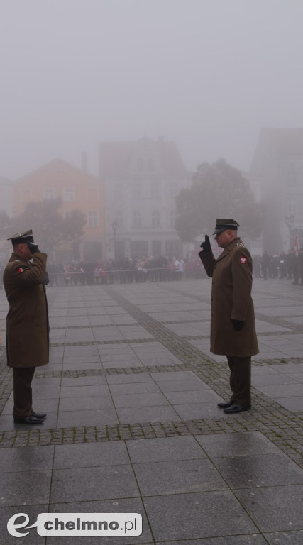 Patriotyczne uroczystości na chełmińskim Rynku