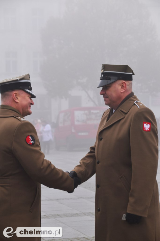 Patriotyczne uroczystości na chełmińskim Rynku