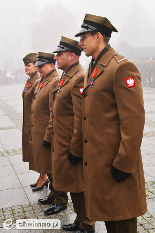 Patriotyczne uroczystości na chełmińskim Rynku