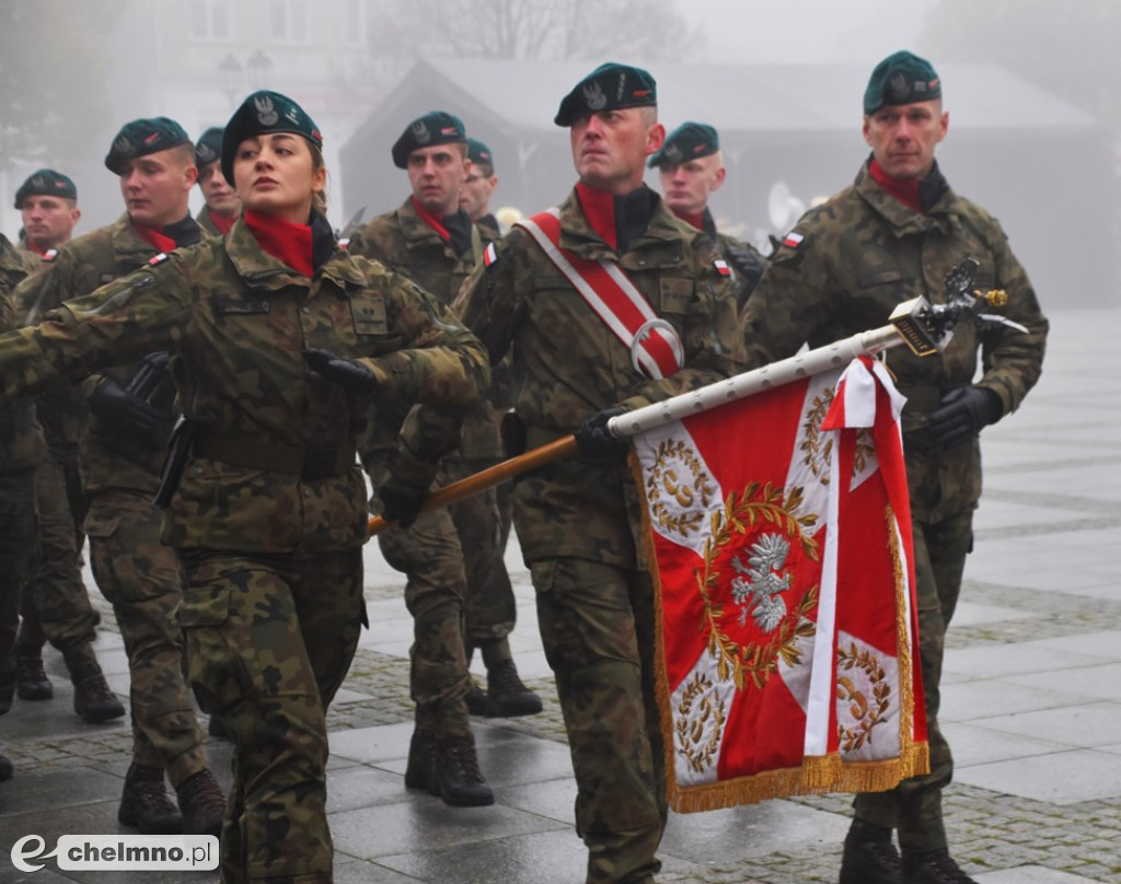 Patriotyczne uroczystości na chełmińskim Rynku