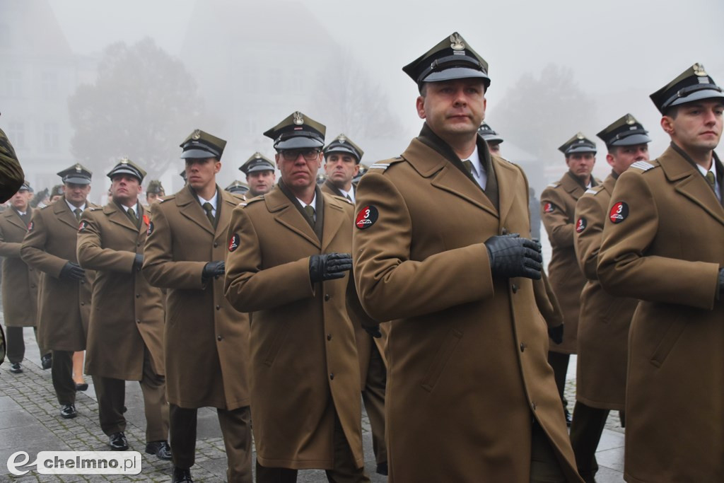 Patriotyczne uroczystości na chełmińskim Rynku