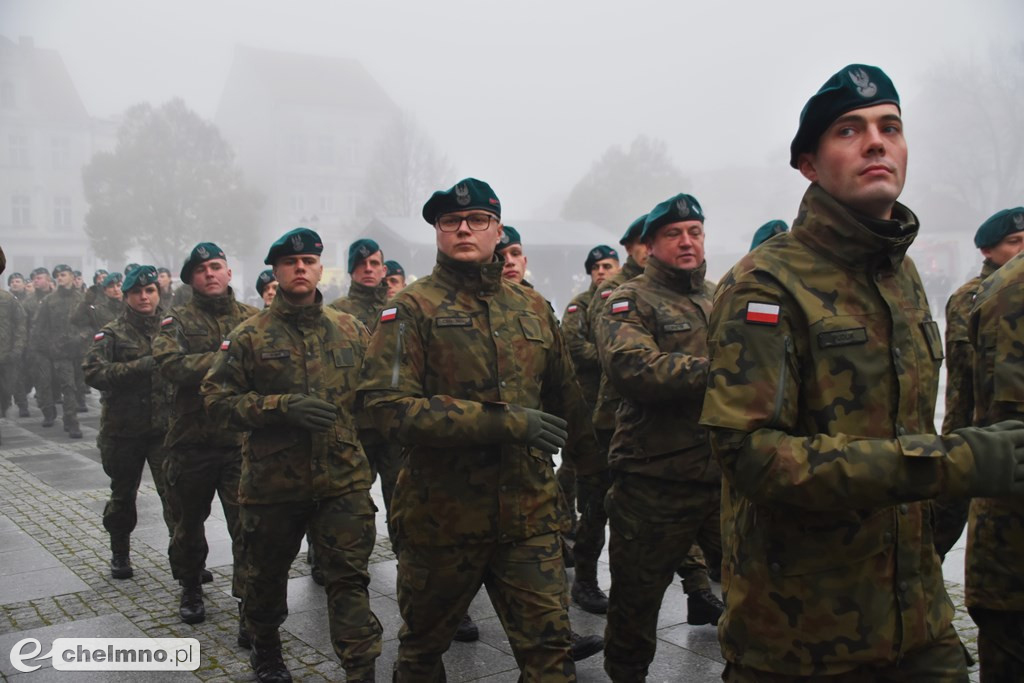 Patriotyczne uroczystości na chełmińskim Rynku