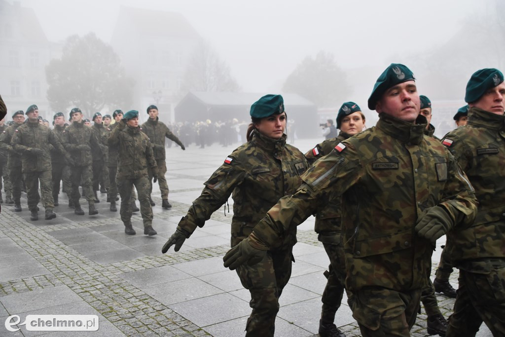 Patriotyczne uroczystości na chełmińskim Rynku