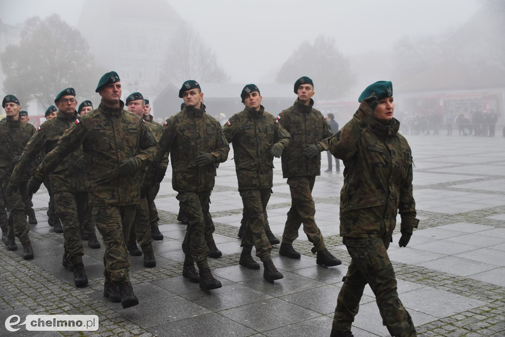 Patriotyczne uroczystości na chełmińskim Rynku