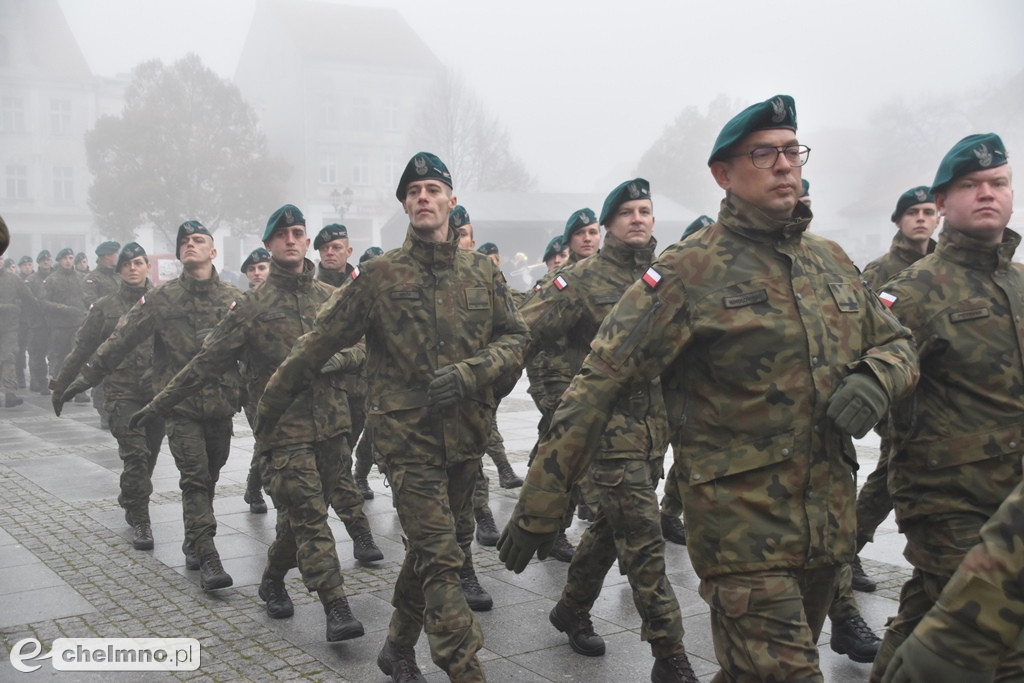 Patriotyczne uroczystości na chełmińskim Rynku