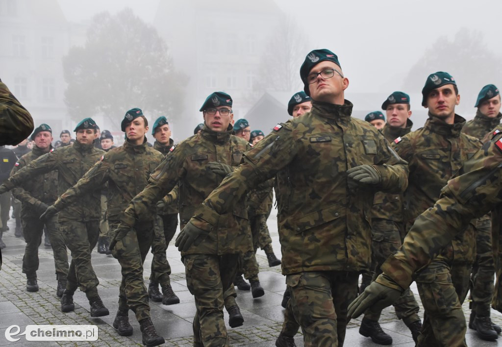 Patriotyczne uroczystości na chełmińskim Rynku