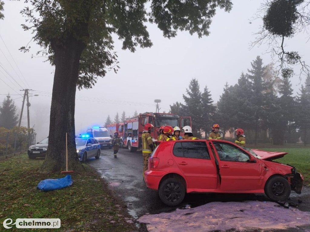 Dwie kobiety poszkodowane w wypadku w okolicach Chełmna