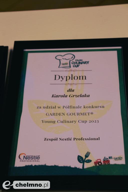 Przepustka do finału Young Culinary Cup dla ZS CKZ w Grubnie