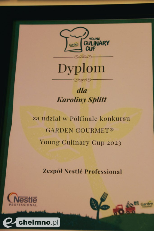 Przepustka do finału Young Culinary Cup dla ZS CKZ w Grubnie