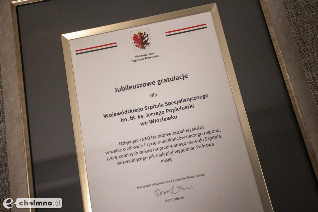 60 lat marszałkowskiego szpitala we Włocławku