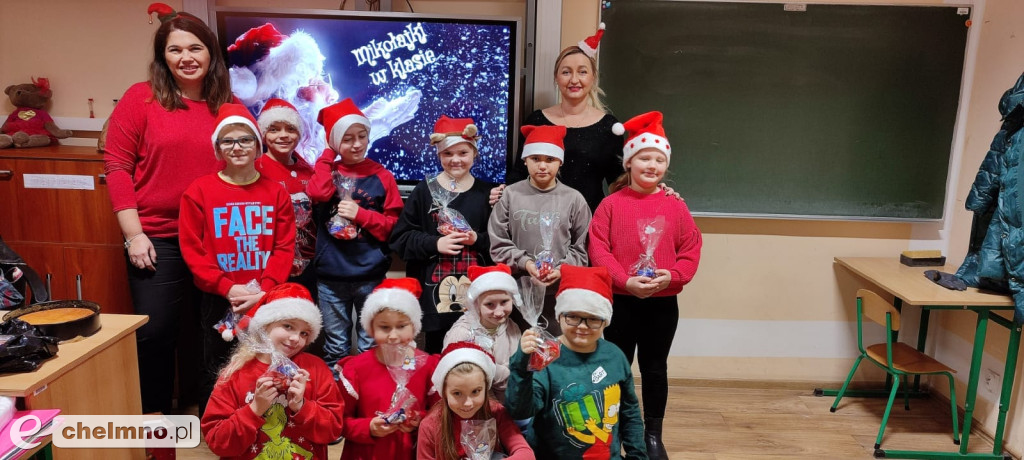 Mikołajki w młodszych klasach 