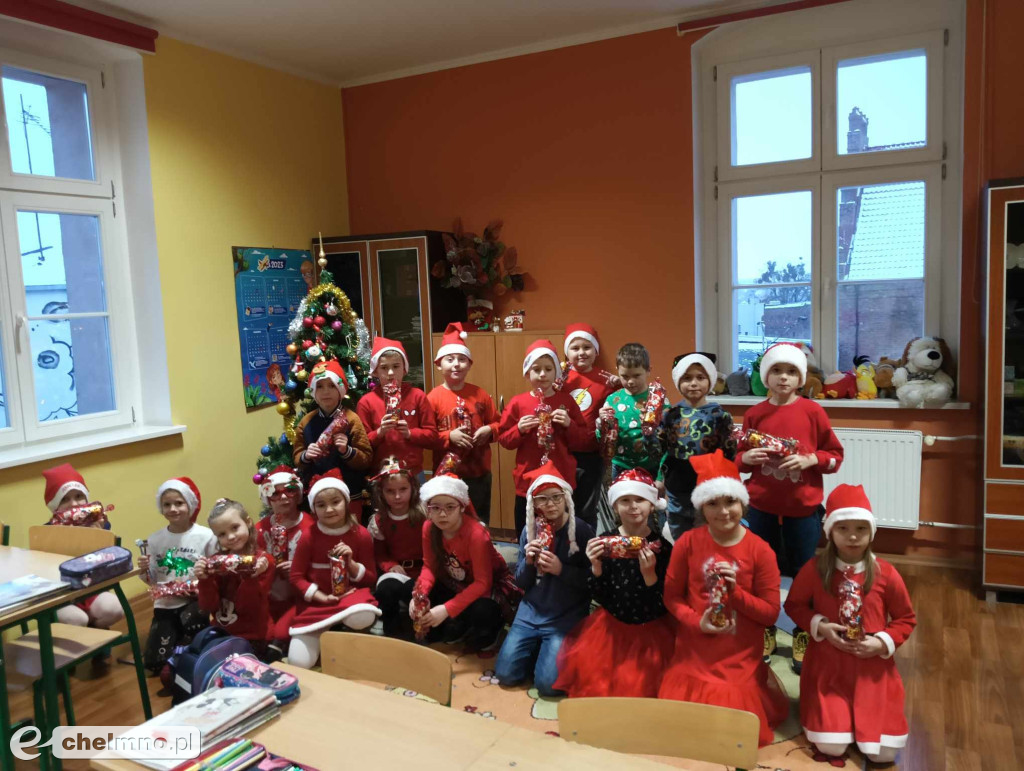 Mikołajki w młodszych klasach 