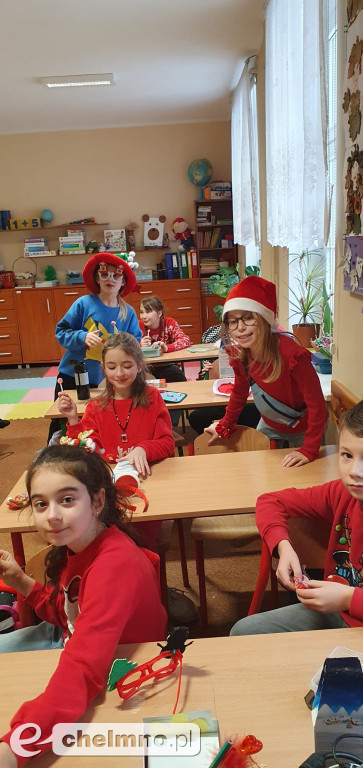 Mikołajki w młodszych klasach 