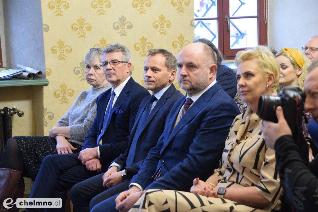 Uroczyste otwarcie Sali Ślubów, dawnej Sali Sądowej w Muzeum Ziemi Chełmińskiej