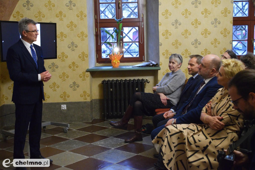 Uroczyste otwarcie Sali Ślubów, dawnej Sali Sądowej w Muzeum Ziemi Chełmińskiej
