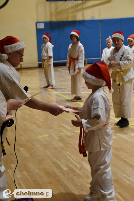 Świąteczny trening karateków na zakończenie sezonu 2023