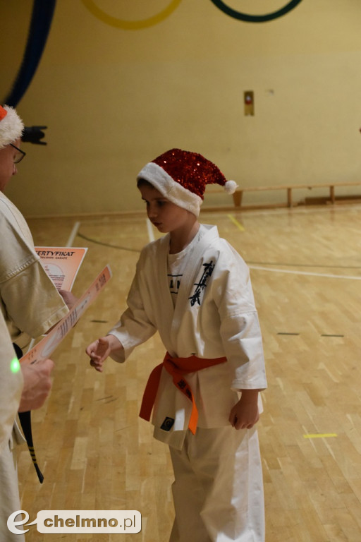 Świąteczny trening karateków na zakończenie sezonu 2023