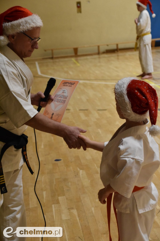 Świąteczny trening karateków na zakończenie sezonu 2023