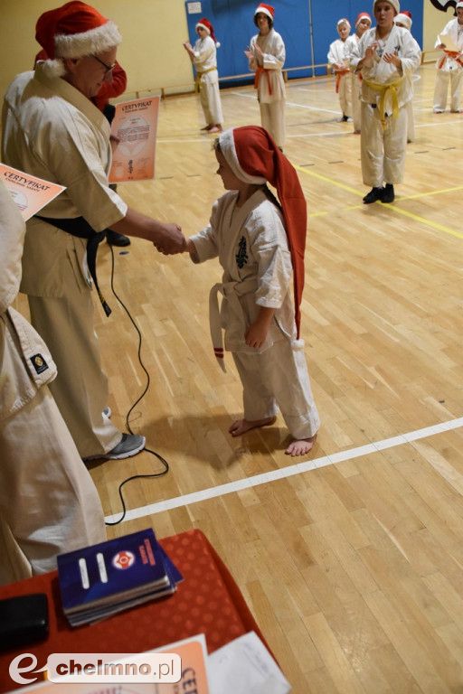 Świąteczny trening karateków na zakończenie sezonu 2023
