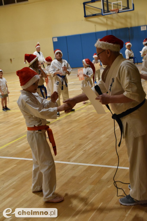 Świąteczny trening karateków na zakończenie sezonu 2023