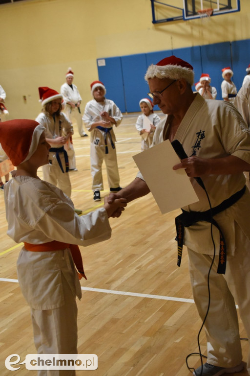 Świąteczny trening karateków na zakończenie sezonu 2023