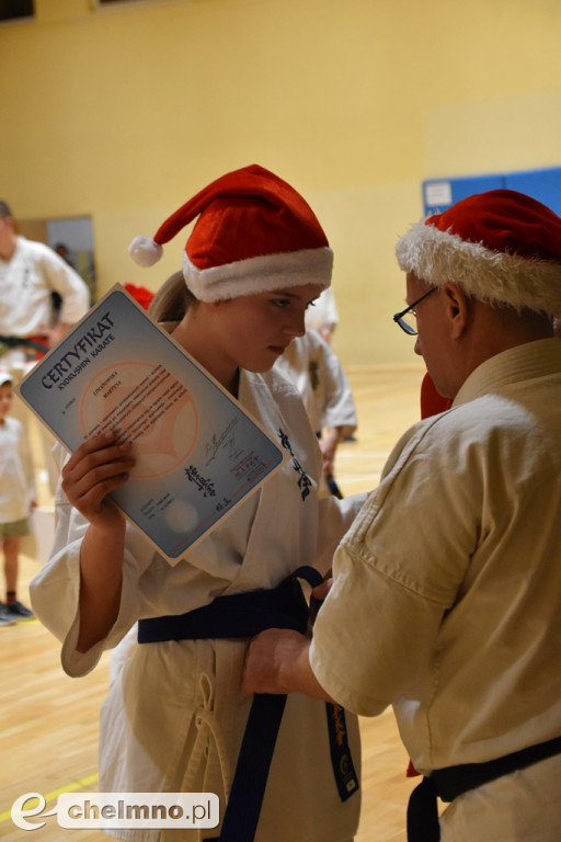 Świąteczny trening karateków na zakończenie sezonu 2023