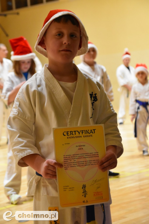 Świąteczny trening karateków na zakończenie sezonu 2023