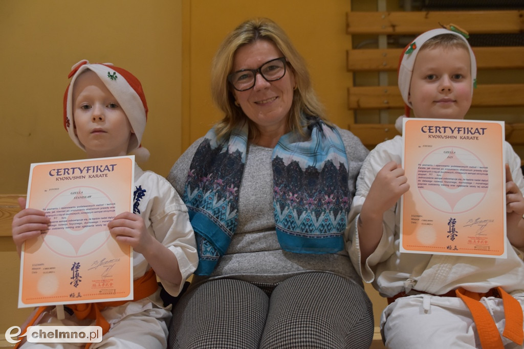 Świąteczny trening karateków na zakończenie sezonu 2023